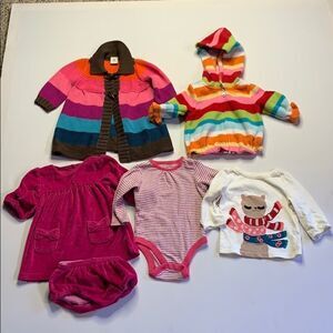 Girls Winter Clothing Lot 3-6months